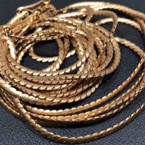 K18ネックレス / 3連チェーン